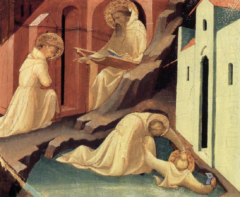 The Rescue of St Placidus and St Benedict's Visit to St Scholastica, Fra Filippo Lippi